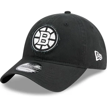 Cap išlenkta black adjustable strap 9TWENTY Stamp Boston Bruins NHL New Era