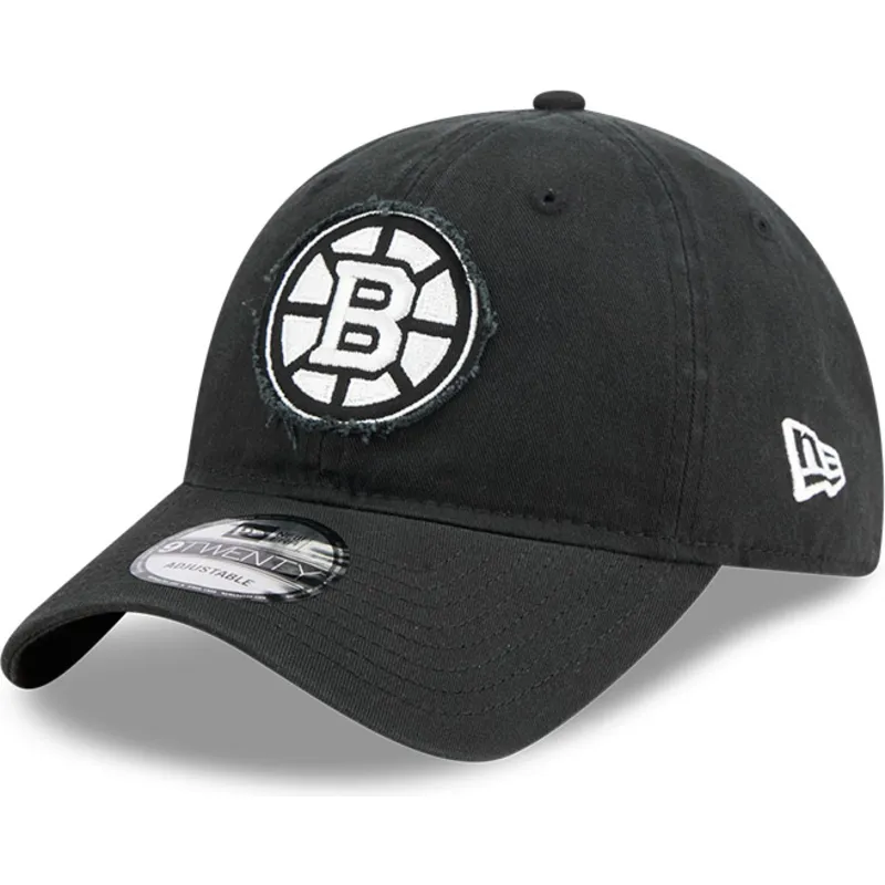 cap-islenkta-black-adjustable-strap-9twenty-stamp-boston-bruins-nhl-new-era