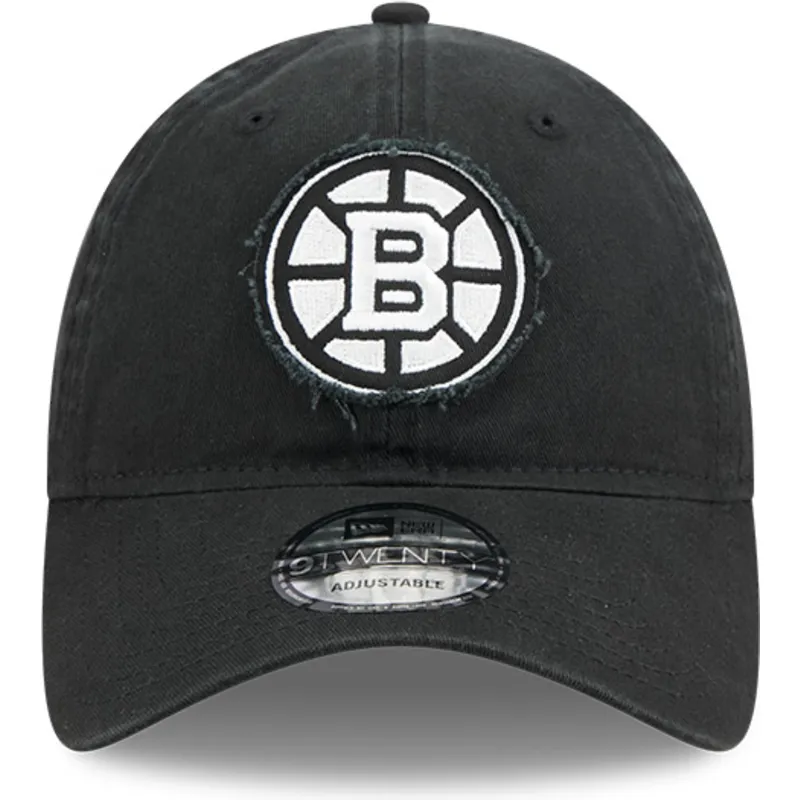 cap-islenkta-black-adjustable-strap-9twenty-stamp-boston-bruins-nhl-new-era