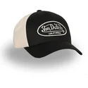 czarna-i-bezowa-regulowana-czapka-trucker-lof-b30-marki-von-dutch