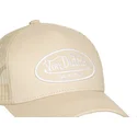 czapka-trucker-bezowa-regulowana-lof-b35-od-von-dutch