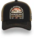 czapka-trucker-czarno-brazowa-crew25-marki-von-dutch