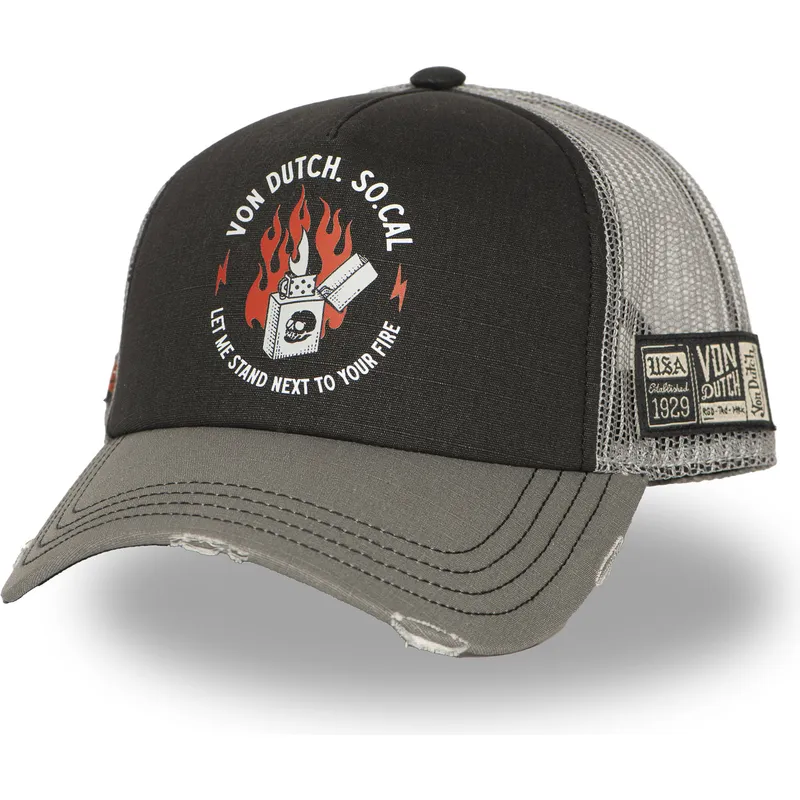 czapka-trucker-szara-crew27-von-dutch