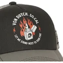 szara-czapka-trucker-crew27-marki-von-dutch
