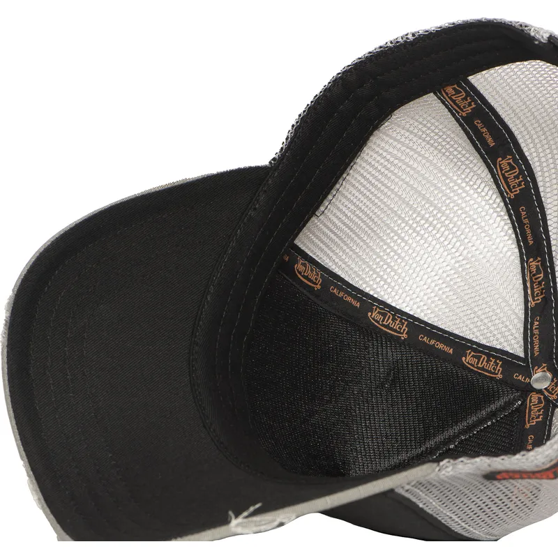 czapka-trucker-szara-crew27-von-dutch