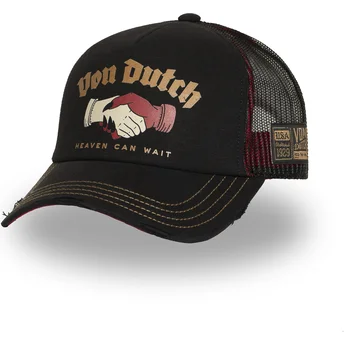 Kepurė išlenkta juoda snapback CREW29 Von Dutch