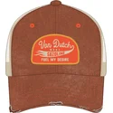 czapka-trucker-brazowo-bezowa-mac11-od-von-dutch