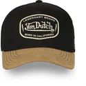 czarna-i-brazowa-czapka-trucker-sem02-od-von-dutch
