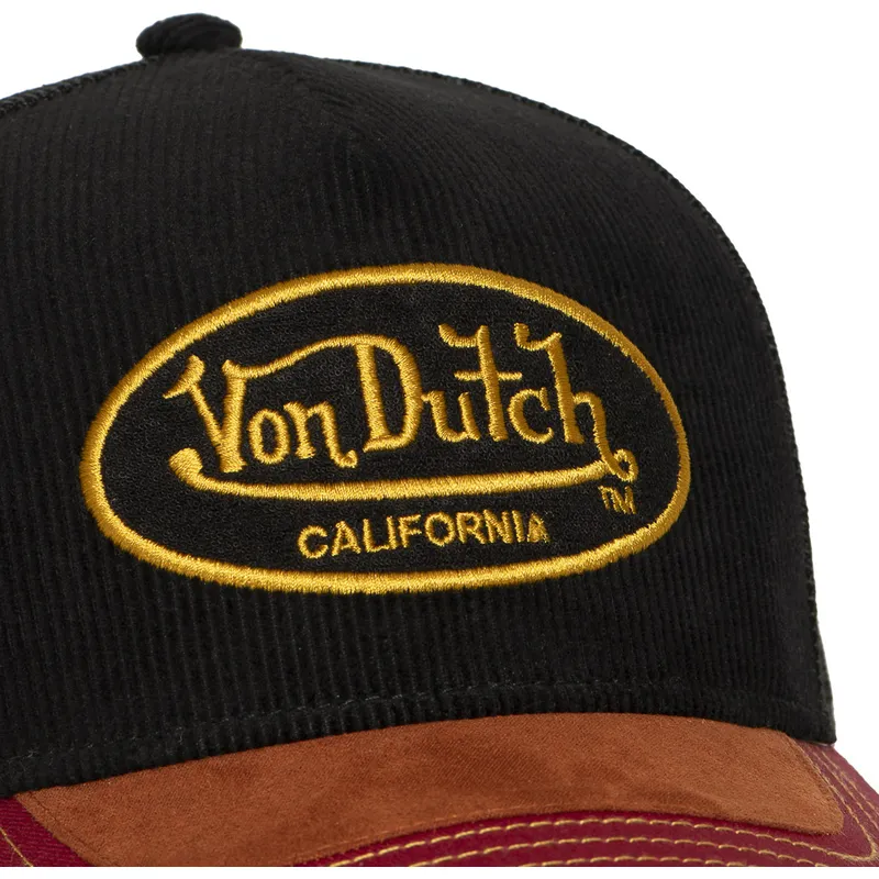 czapka-trucker-czarno-czerwona-shield03-von-dutch