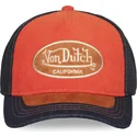 czapka-trucker-pomaranczowo-niebieska-shield04-od-von-dutch