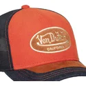 czapka-trucker-pomaranczowo-niebieska-shield04-od-von-dutch