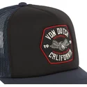gorra-trucker-marron-y-azul-marino-foam02-de-von-dutch