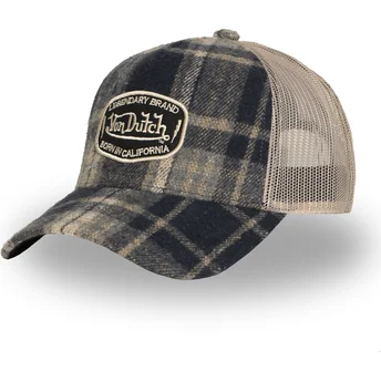 Kepurė išlenkta mėlyna snapback CAR07 Von Dutch