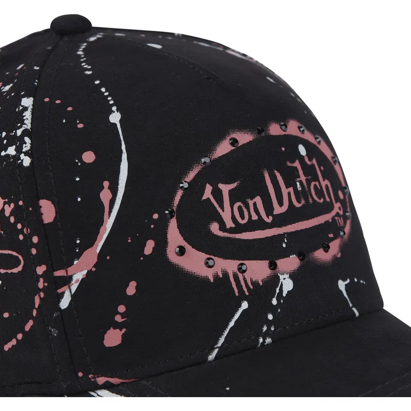 czapka-z-daszkiem-czarno-rozowa-snapback-imag-p-von-dutch