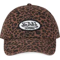 czapka-z-daszkiem-w-panterke-regulowana-leo-br-od-von-dutch