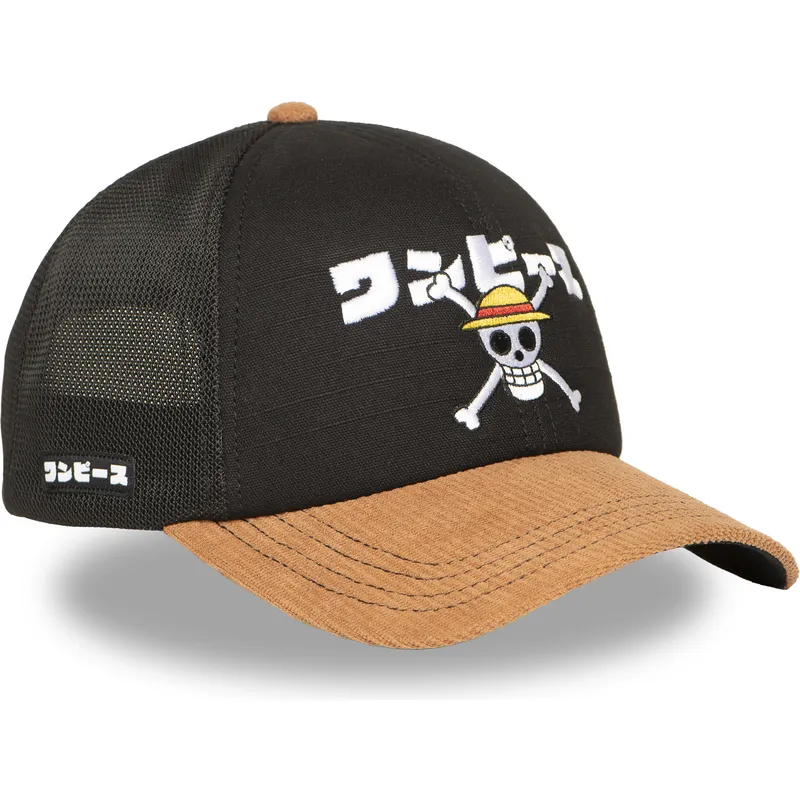 czapka-trucker-czarna-i-brazowa-straw-hat-pirates-op6-one-one-piece-od-capslab