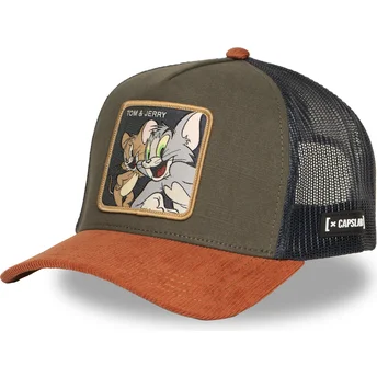 Capslab Tom and Jerry TAJ7 TAJ Looney Tunes Multicolor Trucker Hat