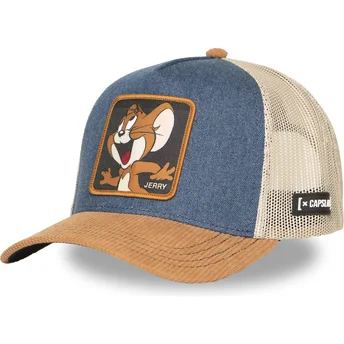 Capslab Jerry TAJ7 JER Looney Tunes Multicolor Trucker Hat