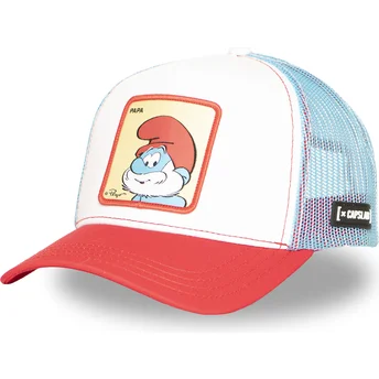 Czapka trucker wielokolorowa Papa Smerf SMU PAPA Smerfy od Capslab
