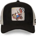 czapka-trucker-czarno-szara-mario-kart-smk3-che-super-mario-bros-od-capslab