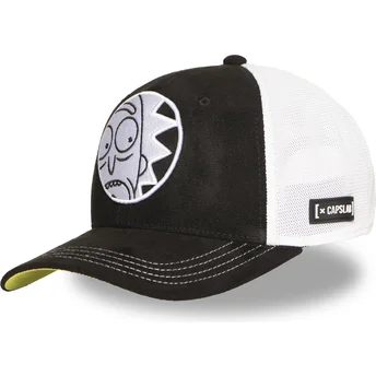Czapka trucker czarno-biała Rick Sanchez REM6 GLO Rick i Morty od Capslab