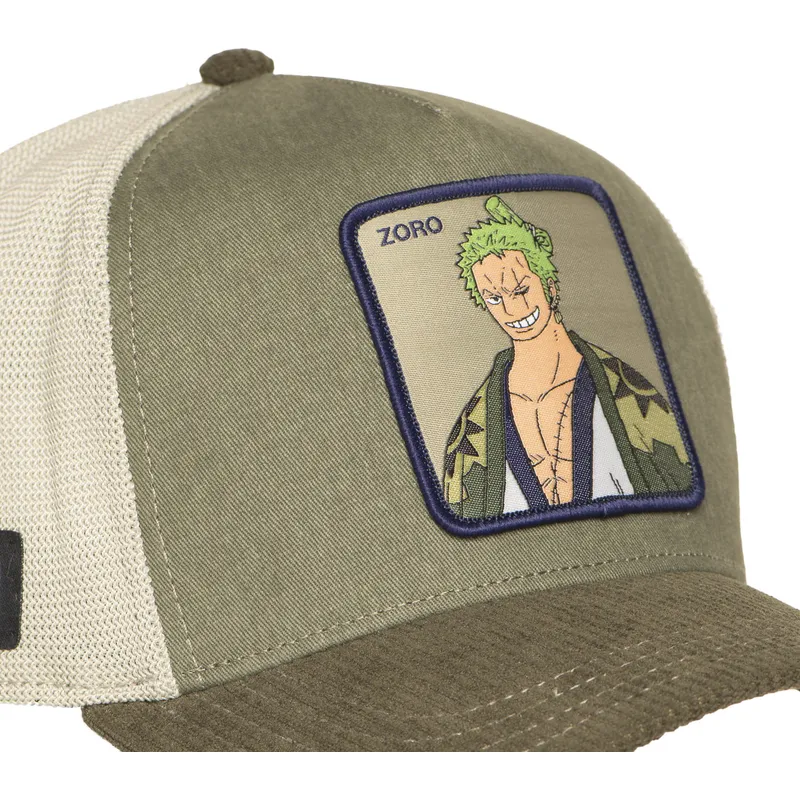 czapka-trucker-zielona-i-bezowa-roronoa-zoro-op6-zor-one-piece-od-capslab