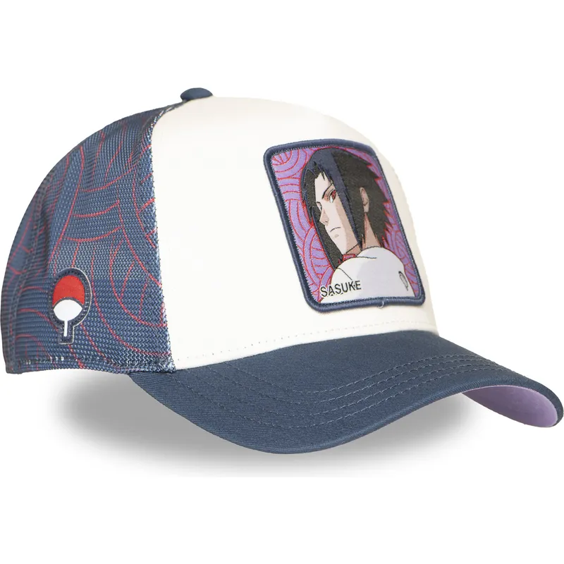 cap-islenkta-white-snapback-sasuke-uchiha-naruto-capslab