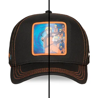 Capslab Naruto Uzumaki NS5 KAG Black Trucker Hat