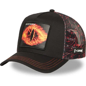 Kepurė išlenkta vilkikas juoda snapback Sauron LOTR EYE El Señor Sauronas The Lord of the Rings Capslab