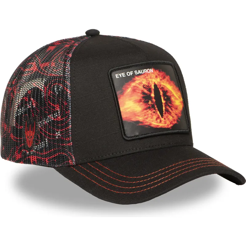 kepure-islenkta-juoda-snapback-lotr-eye-sauronas-ziedu-valdovas-capslab kepure-islenkta-juoda-snapback-lotr-eye-sauronas-ziedu-valdovas-capslab