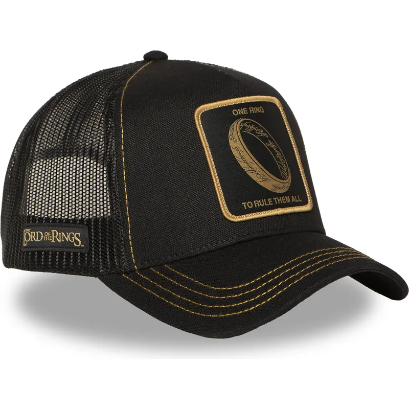 kepure-islenkta-vilkikas-juoda-snapback-anillo-unico-lotr-rin-el-senor-vienas-ziedas-the-lord-of-the-rings-capslab
