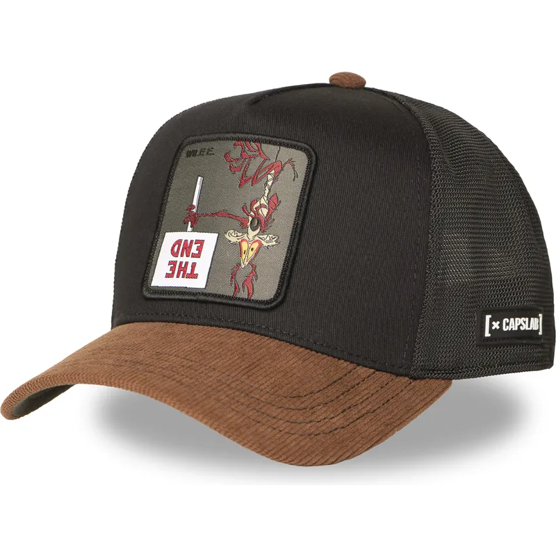 kepure-islenkta-juoda-snapback-loo12-wi2-kojotas-looney-tunes-capslab
