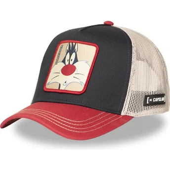Czapka trucker multicolor Sylwester LOO12 SYL Looney Tunes od Capslab