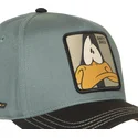 zielono-czarna-zakrzywiona-czapka-snapback-kaczor-daffy-loo12-daf2-looney-tunes-od-capslab