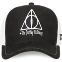 kepure-islenkta-vilkikas-juoda-snapback-las-reliquias-mirties-relikvijos-harry-potter-capslab
