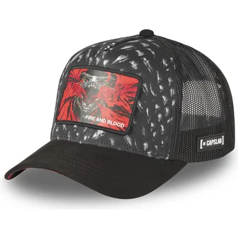 Czarna czapka trucker Dracarys Fire And Blood GOT BLO Gra o Tron od Capslab