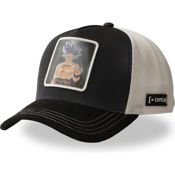 Czarna i biała czapka trucker Son Goku Ultra Instinct DBS7 UIC Dragon Ball od Capslab