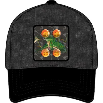 Czarna czapka z zakrzywionym daszkiem snapback Shenron DBS7 SHE Dragon Ball od Capslab