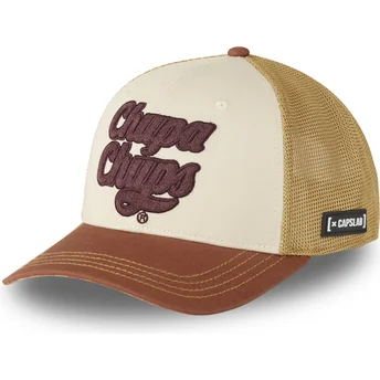 Czapka truckerka brązowa CC3 CHU Chupa Chups od Capslab