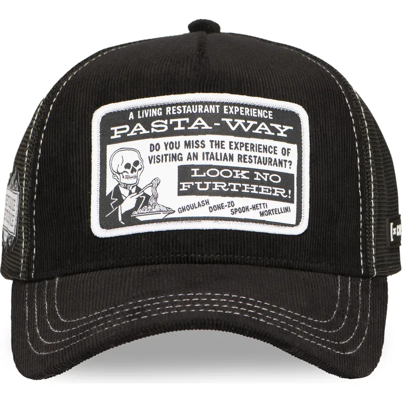cap-islenkta-black-snapback-pasta-way-beetlejuice-capslab