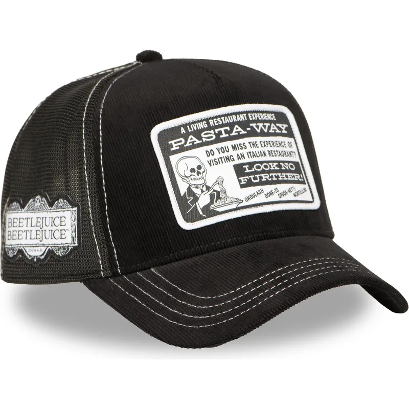 kepure-islenkta-juoda-snapback-btj-pas-pasta-way-beetlejuice-capslab