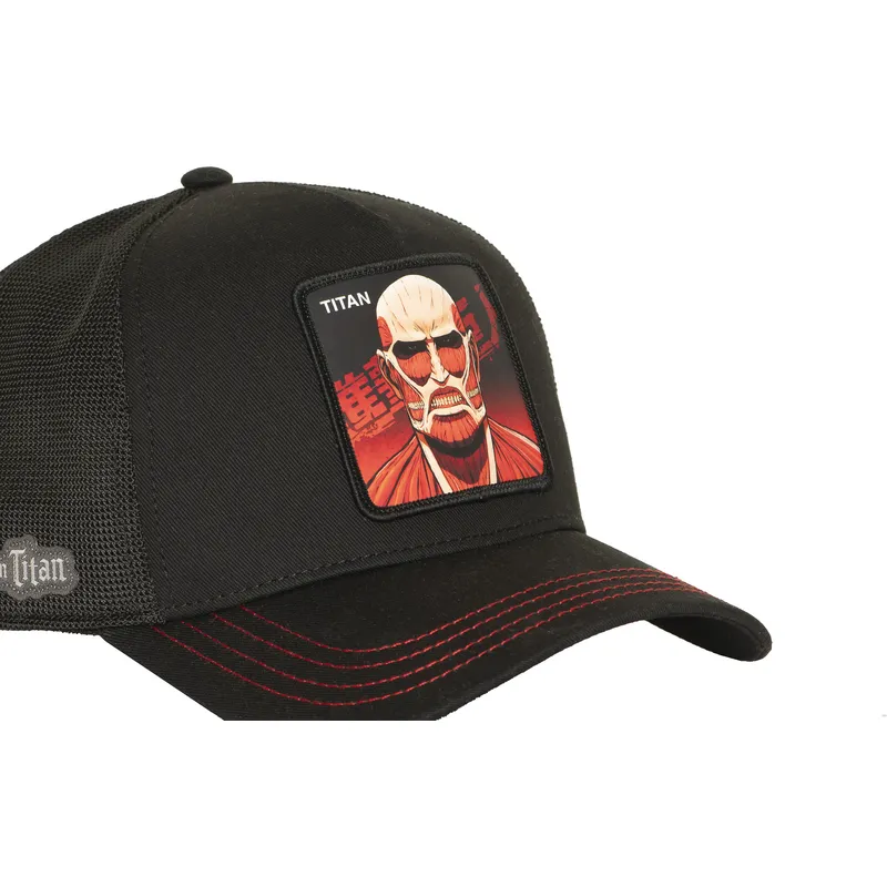 cap-islenkta-black-snapback-colossal-titan-attack-on-titan-capslab