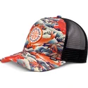 czapka-truckerowa-wielokolorowa-koi-watching-club-hft-od-djinns