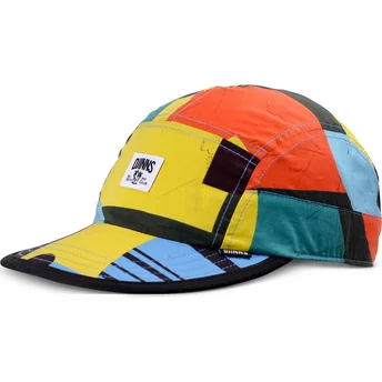 Czapka z daszkiem wielokolorowa regulowana Geometric Dark Soft FC od Djinns