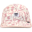 czapka-z-daszkiem-w-kolorze-bezowym-i-rozowym-simple-aztek-soft-fc-od-djinns
