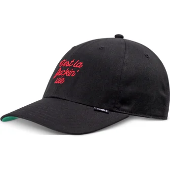 Cap išlenkta black adjustable strap Djinns