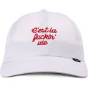 biala-zakrzywiona-czapka-z-daszkiem-regulowana-cest-la-fuckin-vie-od-djinns