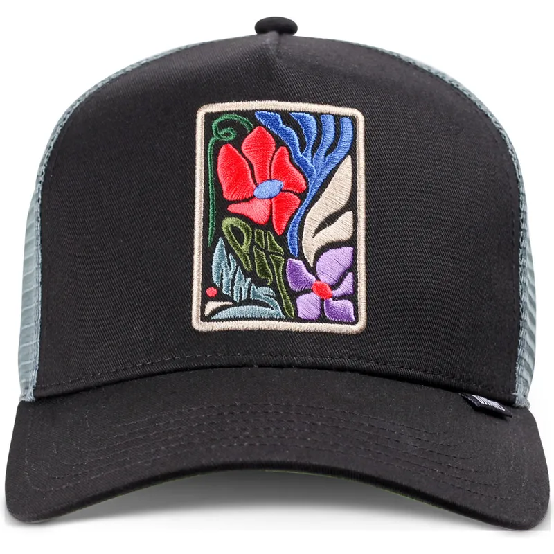czapka-trucker-czarna-m-flowers-hft-od-djinns