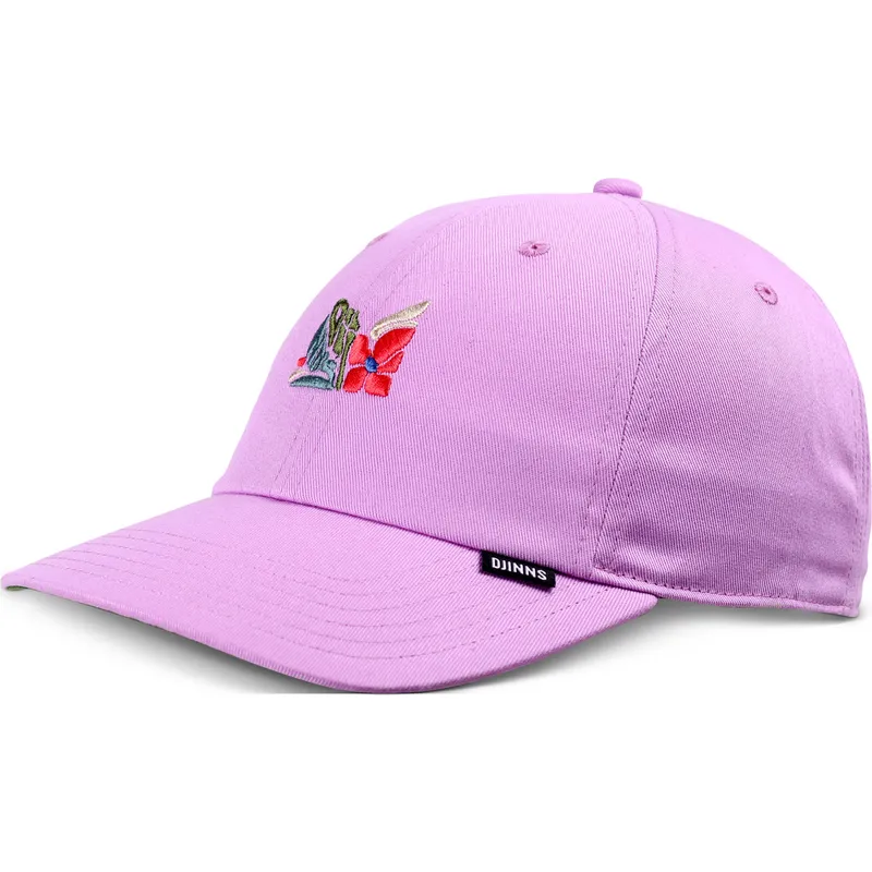 kepure-islenkta-violetine-reguliuojama-juostele-m-flowers-djinns