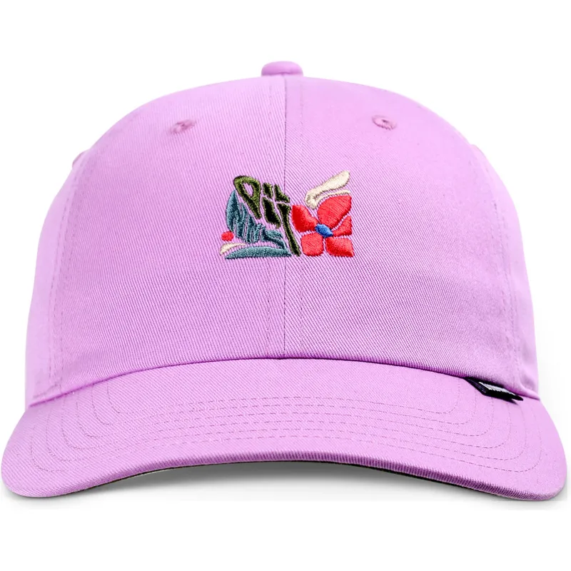 kepure-islenkta-violetine-reguliuojama-juostele-m-flowers-djinns